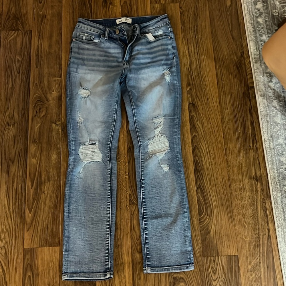 BKE Stella Straight Mid Rise Capris Size 28